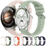 Stripe Texture 22mm Silicone Watch Band - Image 2