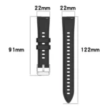 Stripe Texture 22mm Silicone Watch Band - Image 6