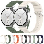 Stripe Texture 18mm Silicone Watch Band - Image 2
