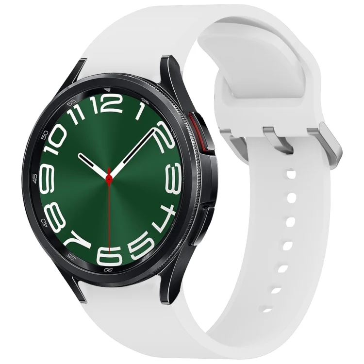 Solid Color Colorful Buckle Quick Release Silicone Watch Band