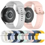 Solid Color Colorful Buckle Quick Release Silicone Watch Band - Image 3
