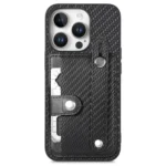 Wristband Kickstand Card Wallet Back Phone Case with Tool Knife, For iPhone 16 Pro Max, For iPhone 16 Pro, For iPhone 16 Plus, For iPhone 16