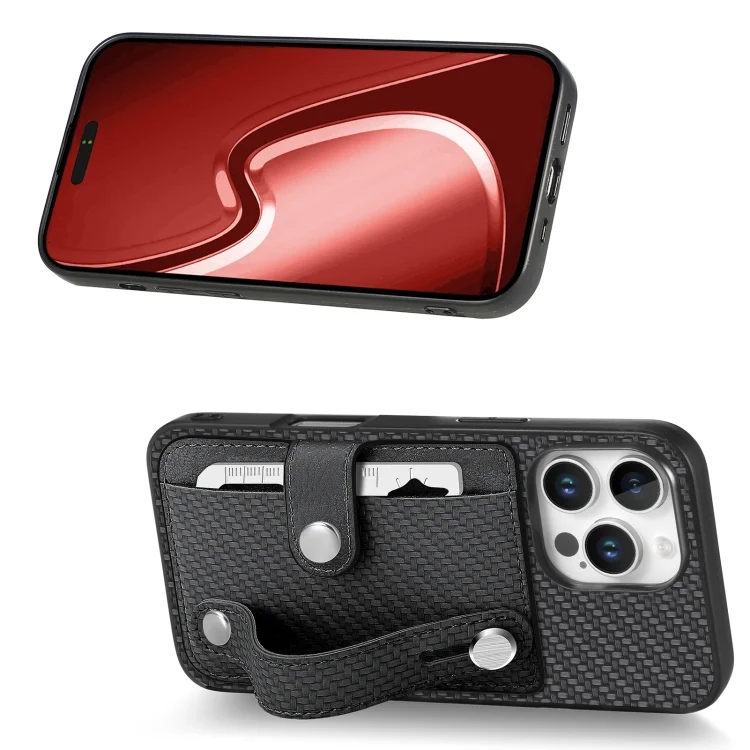 SYA002694304A_1.webp Wristband Kickstand Card Wallet Back Phone Case with Tool Knife, For iPhone 16 Pro Max, For iPhone 16 Pro, For iPhone 16 Plus, For iPhone 16 - Image 7