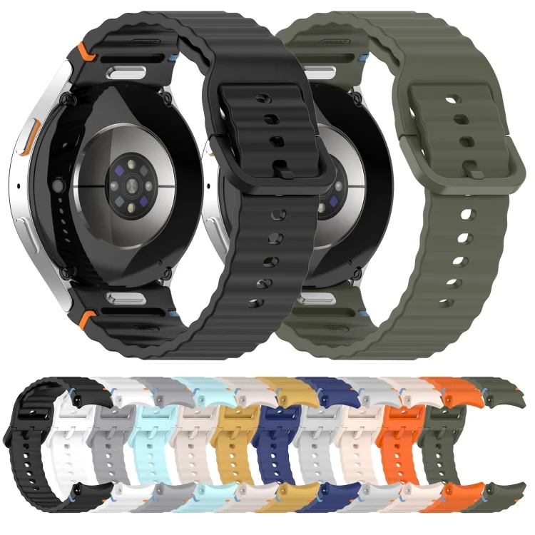SYA0026949_B2.webp Wavy Grain Stitched Quick Release Silicone Watch Band - Image 3