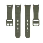 Wavy Grain Stitched Quick Release Silicone Watch Band - Image 4