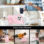 Frosted Wave MagSafe Holder Phone Case, For iPhone 16 Pro Max, For iPhone 16 Pro, For iPhone 16 Plus, For iPhone 16 - Image 5