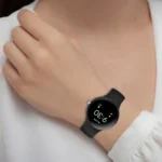 Butterfly Color Buckle Silicone Watch Band, Size: L - Image 5