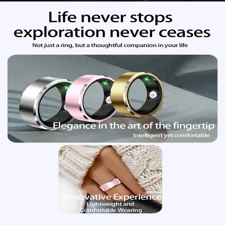 SYA0026985_B2.webp R5 SIZE 8 Smart Ring, Support Health Monitoring / Multiple Sports Modes - Image 3