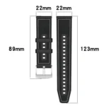 Hybrid Nylon Braid Silicone Watch Band - Image 3