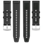 Hybrid Nylon Braid Silicone Watch Band - Image 5