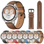 Black Buckle Genuine Leather Watch Band - Image 2