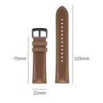 Black Buckle Genuine Leather Watch Band - Image 3