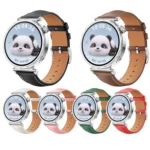 For Huawei Watch GT 5 41mm Women Silver Buckle Genuine Leather Watch Band - Image 2