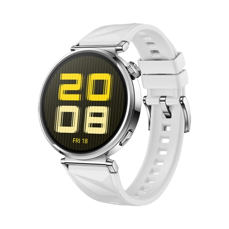 For Huawei Watch GT 5 41mm Solid Figure Homochromy Silicone Watch Band