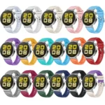 For Huawei Watch GT 5 41mm Solid Figure Homochromy Silicone Watch Band - Image 3