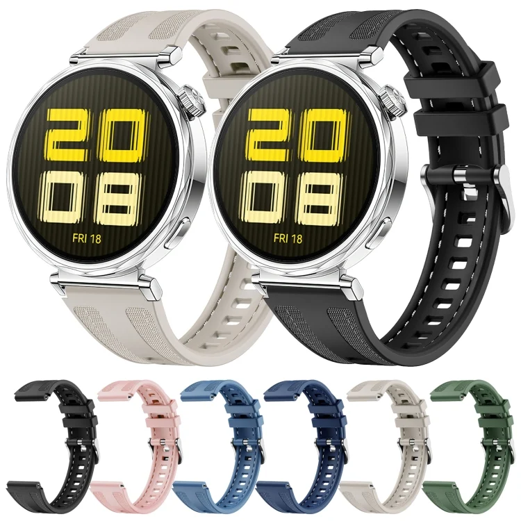 SYA0027012_B1.webp For Huawei Watch GT 5 41mm Women Hybrid Nylon Silicone Watch Band - Image 2