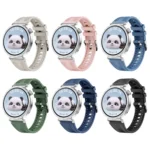 For Huawei Watch GT 5 41mm Women Hybrid Nylon Silicone Watch Band - Image 3