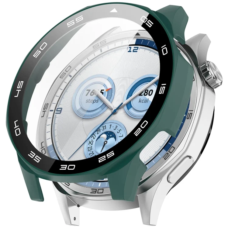 For Huawei Watch GT 5 46mm Graduated style Tempered Glass Film Integrated PC Watch Case