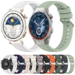 Line Texture Quick Release Silicone Watch Band - Image 2