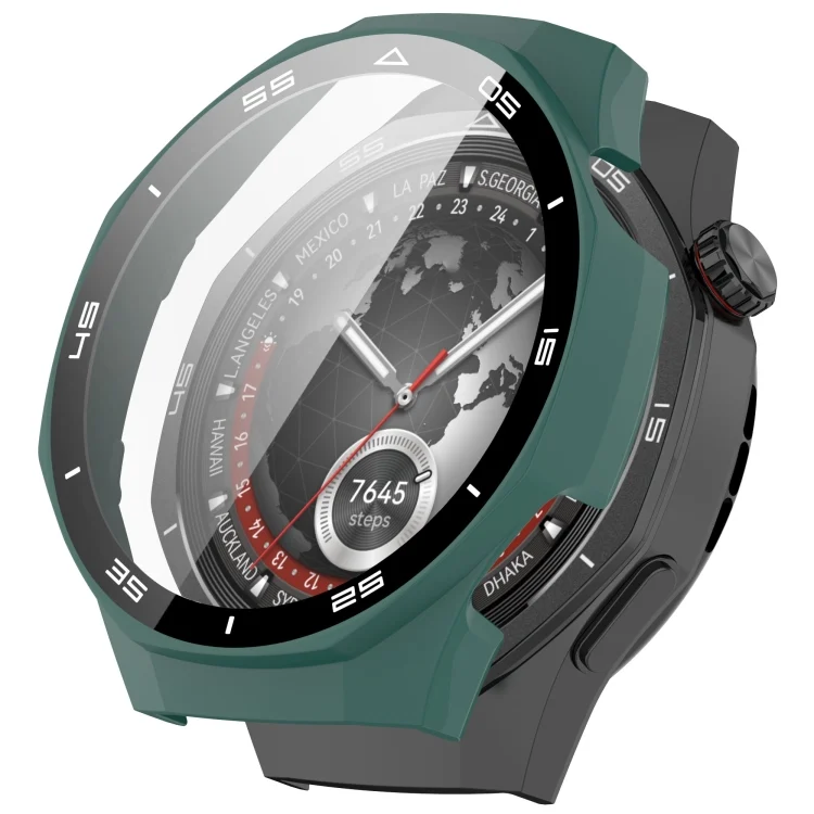For Huawei Watch GT 5 Pro 46mm Graduated Style Tempered Glass Film Integrated PC Watch Case
