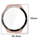 For Huawei Watch GT 5 Pro 46mm Graduated Style Tempered Glass Film Integrated PC Watch Case - Image 3