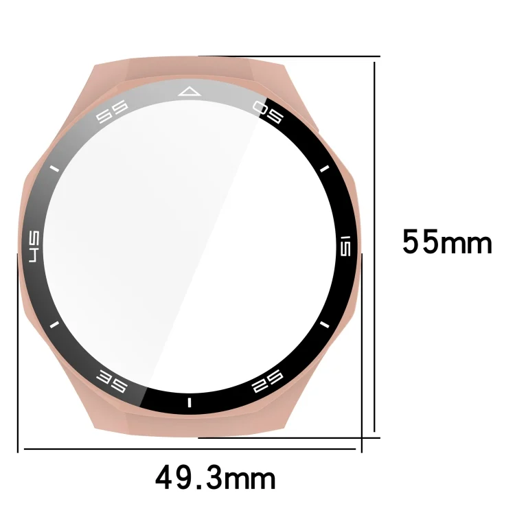 SYA0027067_B2.webp For Huawei Watch GT 5 Pro 46mm Graduated Style Tempered Glass Film Integrated PC Watch Case - Image 3