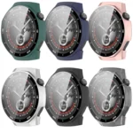For Huawei Watch GT 5 Pro 46mm Graduated Style Tempered Glass Film Integrated PC Watch Case - Image 4