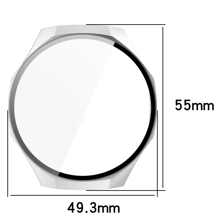 SYA0027068_B2.webp For Huawei Watch GT 5 Pro 46mm Ordinary Style Tempered Glass Film Integrated PC Watch Case - Image 3
