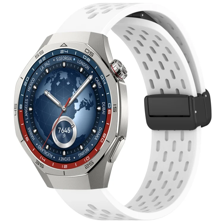 Folding Magnetic Buckle Silicone Watch Band