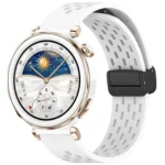 Folding Magnetic Buckle Silicone Watch Band