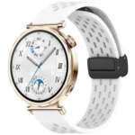 Folding Magnetic Buckle Silicone Watch Band