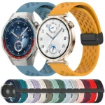 Folding Magnetic Buckle Silicone Watch Band - Image 2