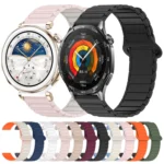 Two Color Magnetic Buckle Silicone Watch Band - Image 2