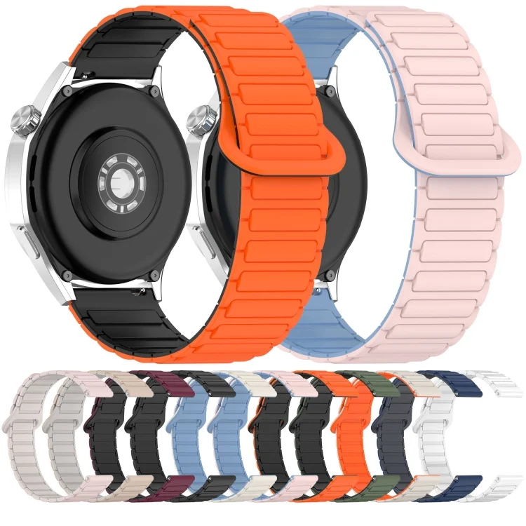SYA0027079_B2.webp Two Color Magnetic Buckle Silicone Watch Band - Image 3