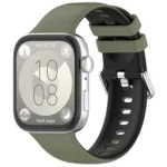 For Huawei Watch Fit3 Double Sided Contrast Color Silicone Watch Band
