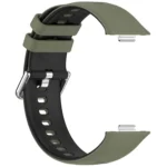 For Huawei Watch Fit3 Double Sided Contrast Color Silicone Watch Band - Image 10