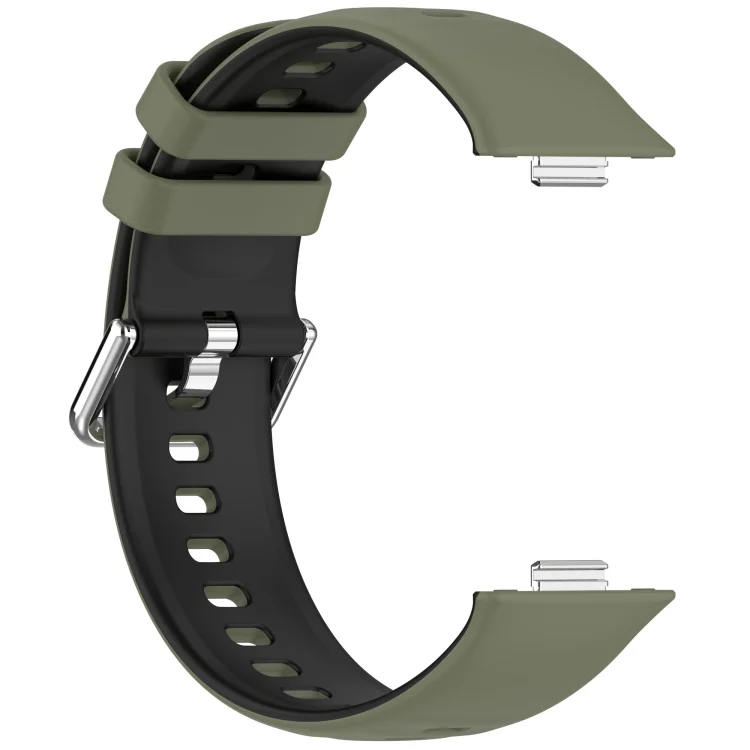 SYA002708101A_3.webp For Huawei Watch Fit3 Double Sided Contrast Color Silicone Watch Band - Image 10
