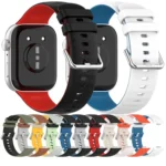 For Huawei Watch Fit3 Double Sided Contrast Color Silicone Watch Band - Image 3