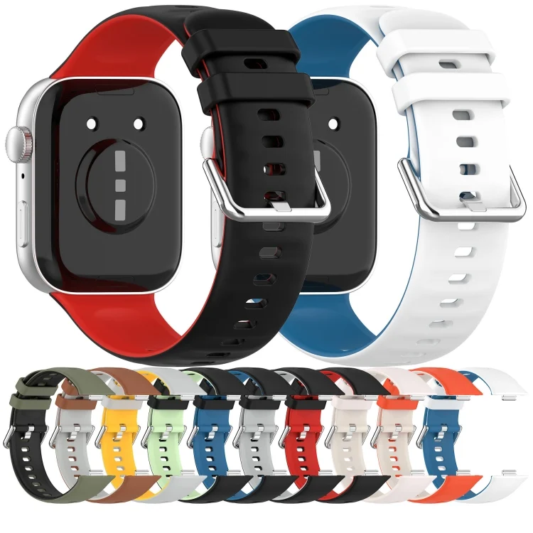 SYA0027081_B2.webp For Huawei Watch Fit3 Double Sided Contrast Color Silicone Watch Band - Image 3