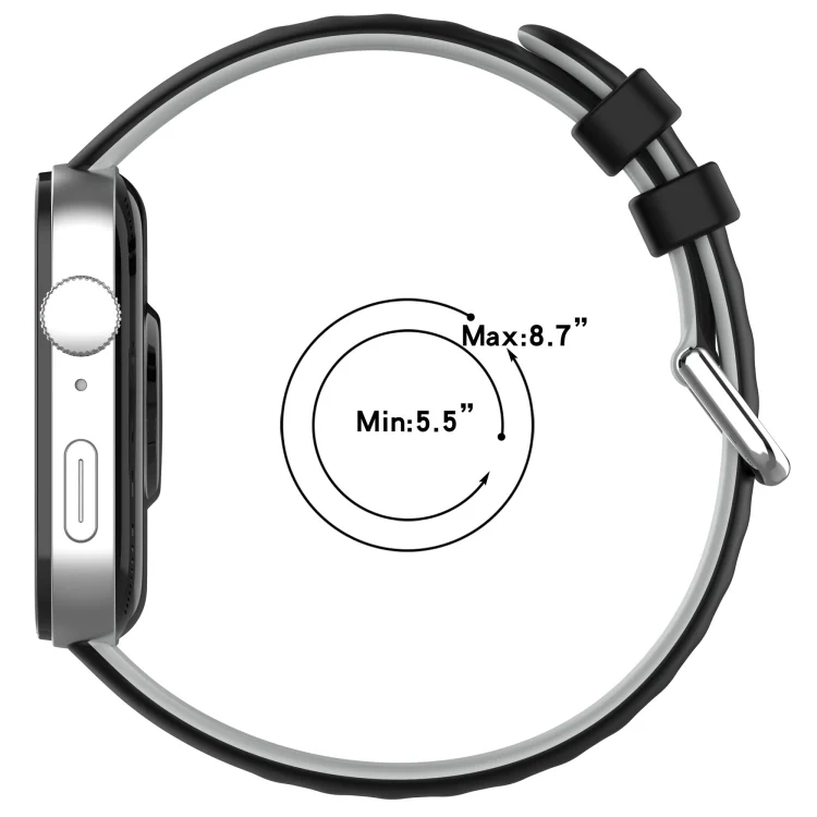 SYA0027081_B3.webp For Huawei Watch Fit3 Double Sided Contrast Color Silicone Watch Band - Image 4