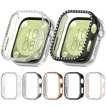 For Huawei Watch Fit3 Diamond Electroplated PC Half Coverage Watch Protective Case - Image 2