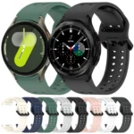 Diplopore Button Quick Release Silicone Watch Band - Image 2