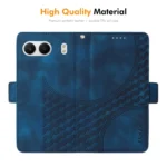 ENKAY Embossed Rhombus Starry Leather Phone Case with Screen Film, For OnePlus Nord 4, For OnePlus Nord CE4 - Image 5