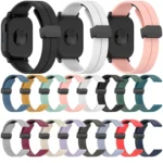 Folding Magnetic Buckle Silicone Watch Band - Image 3