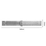 Titanium Alloy 22mm Metal Watch Band - Image 4