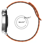 Dual Color Magnetic Buckle 20mm Silicone Watch Band - Image 5