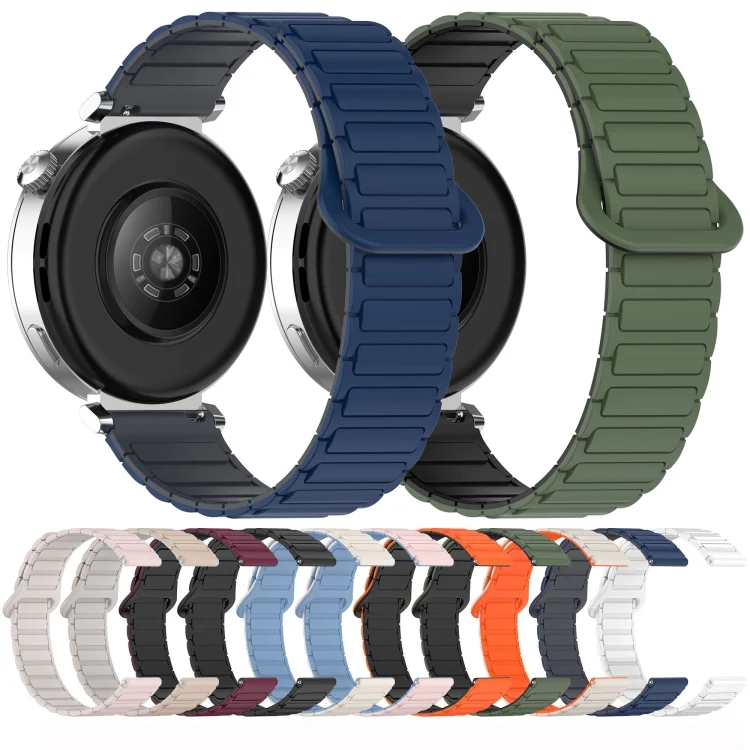 SYA0027167_B2.webp Dual Color Magnetic Buckle 22mm Silicone Watch Band - Image 3