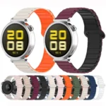 Dual Color 22mm Magnetic Buckle Silicone Watch Band - Image 2