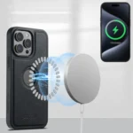Suteni G1 Cross Texture MagSafe Phone Case, For iPhone 16 Pro Max, For iPhone 16 Pro, For iPhone 16 Plus, For iPhone 16, For iPhone 15 Pro Max, For iPhone 15 Pro - Image 6