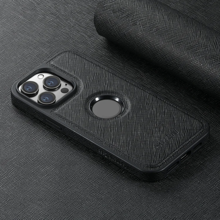 SYA002719106A_2.webp Suteni G1 Cross Texture MagSafe Phone Case, For iPhone 15 Plus, For iPhone 15, For iPhone 14 Plus, For iPhone 14, For iPhone 14 Pro, For iPhone 14 Pro Max - Image 4